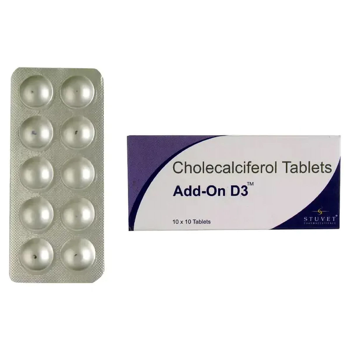 Buy Add-ON D3 Tablet 10's Online