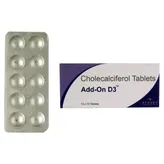Add-ON D3 Tablet 10's, Pack of 10 TabletS
