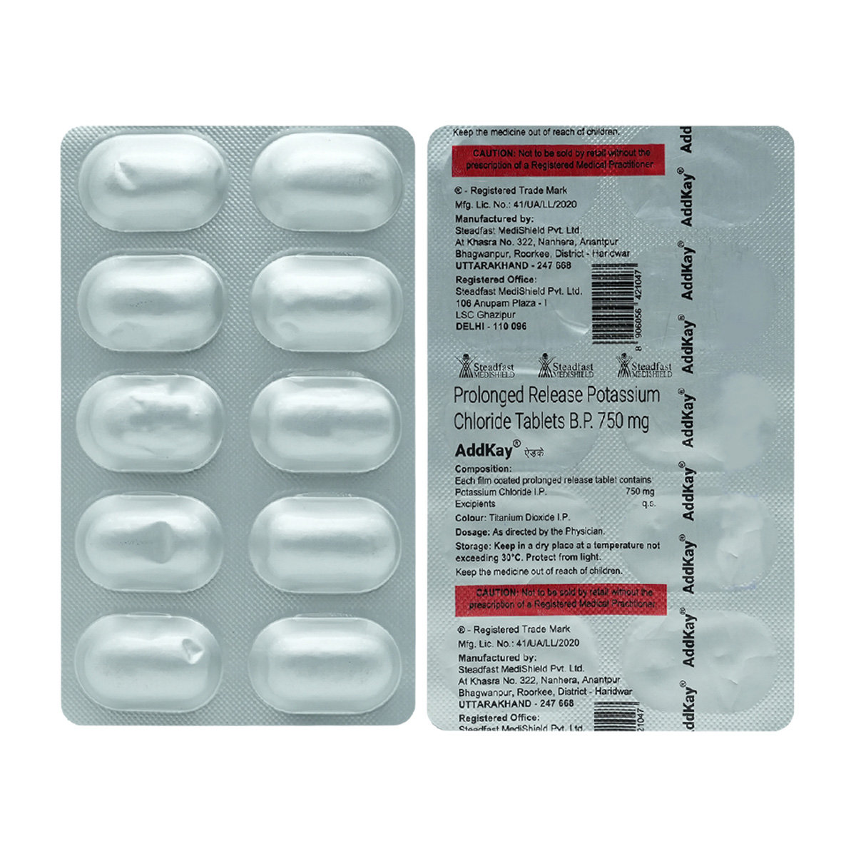 Addkay Tablet 10's, Pack of 10 TABLETS Addkay Tablet 10's, Pack of 10 TABLETS