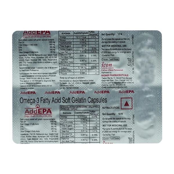 Addepa Softgel Capsule 10's