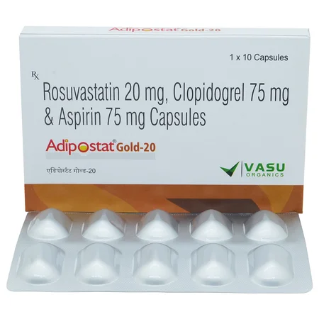 Adipostat Gold-20 Capsule 10's