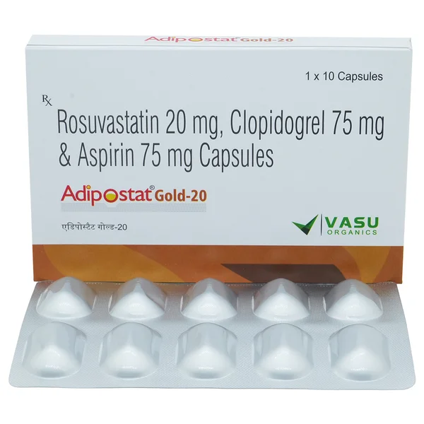 Adipostat Gold-20 Capsule 10's