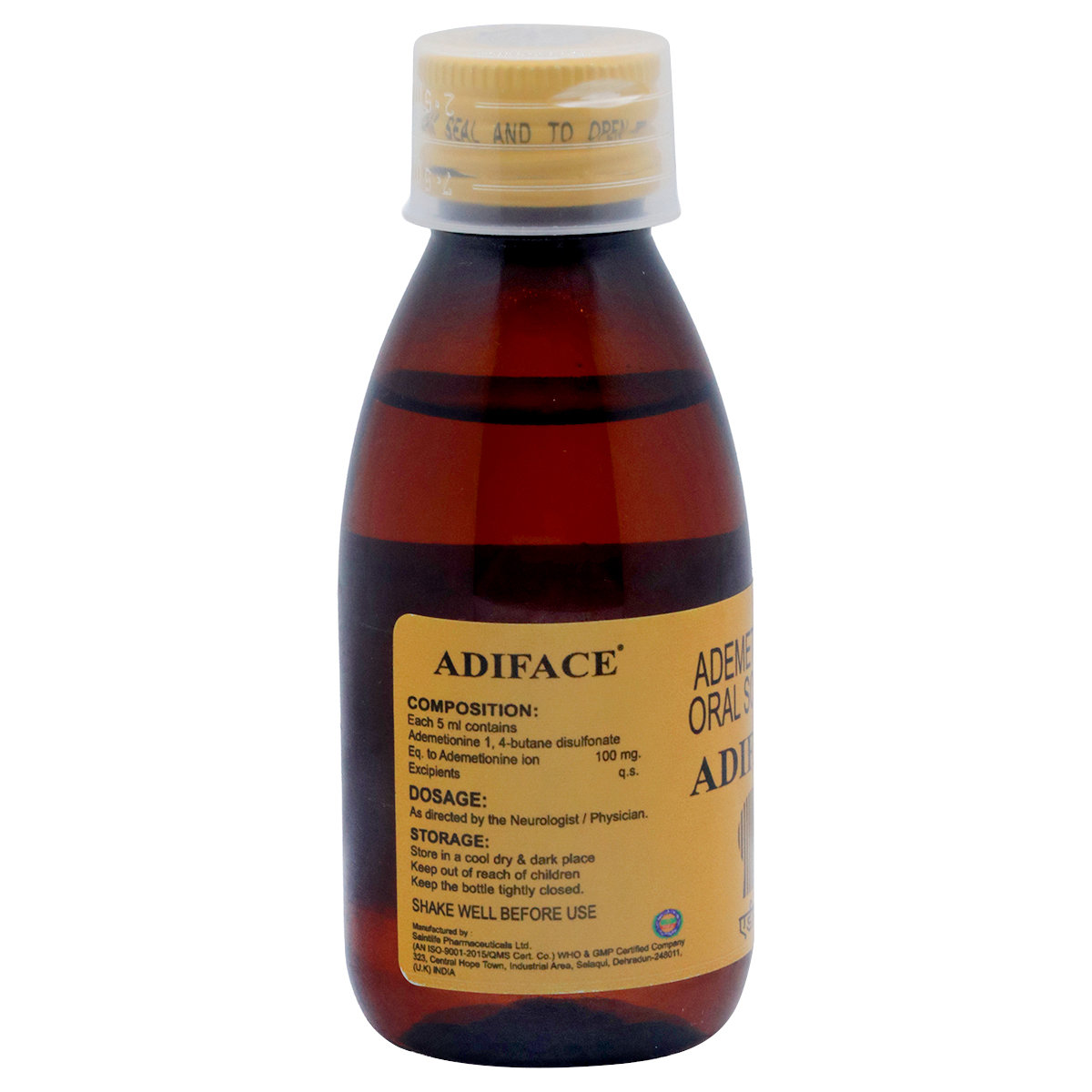 Adiface Oral Solution 100 ml, Pack of 1 Adiface Oral Solution 100 ml, Pack of 1