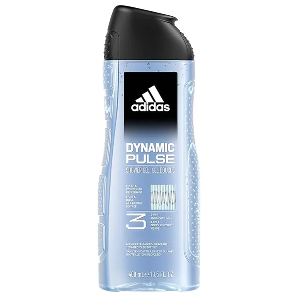 Adidas Dynamic Pluse 3 In 1 Shower Gel, 400 ml