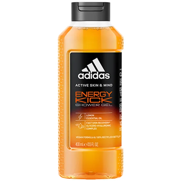 Adidas Active Skin & Mind Energy Kick Shower Gel, 400 ml