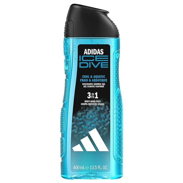 Adidas Ice Dive 3 In 1 Shower Gel, 400 ml