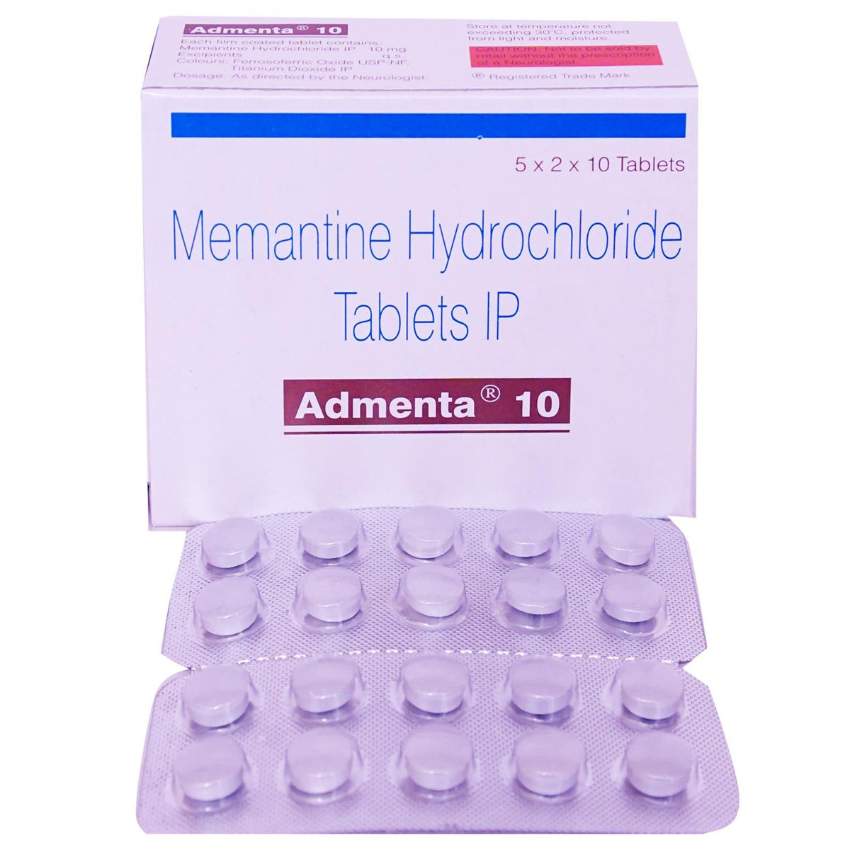 Admenta 10 Tablet 10's, Pack of 10 TABLETS Admenta 10 Tablet 10's, Pack of 10 TABLETS