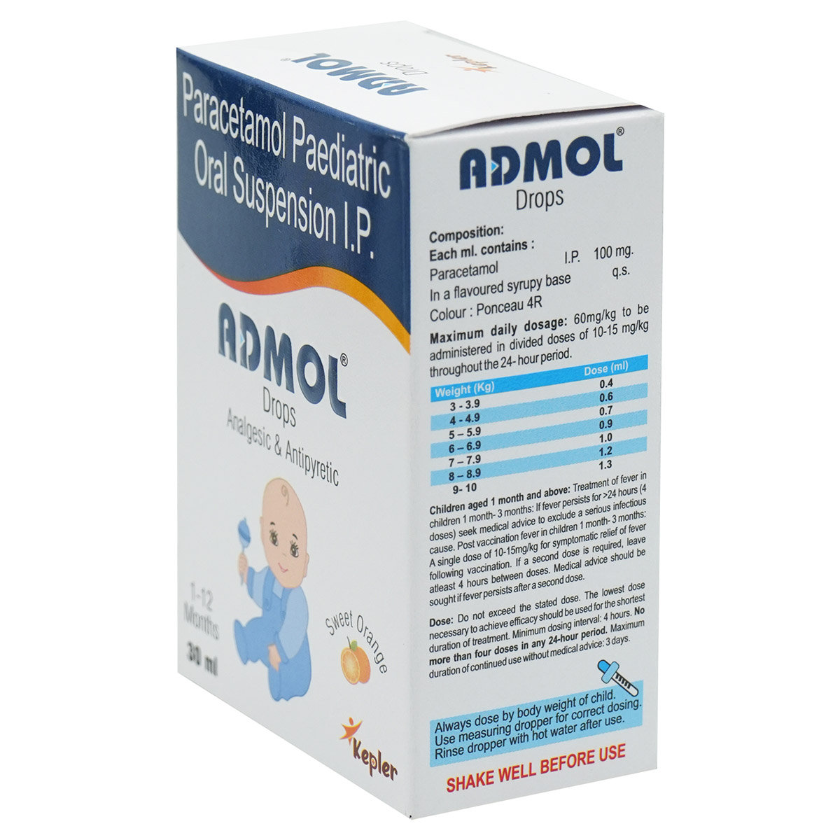 Admol 100 Drop 30 ml, Pack of 1 Oral Drops Admol 100 Drop 30 ml, Pack of 1 Oral Drops