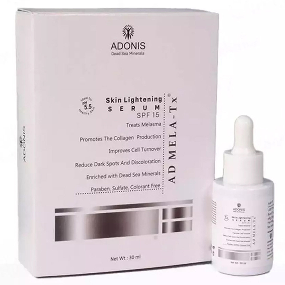 AD Mela-TX SPF 15 Skin Lightening Serum 30 ml, Pack of 1 AD Mela-TX SPF 15 Skin Lightening Serum 30 ml, Pack of 1