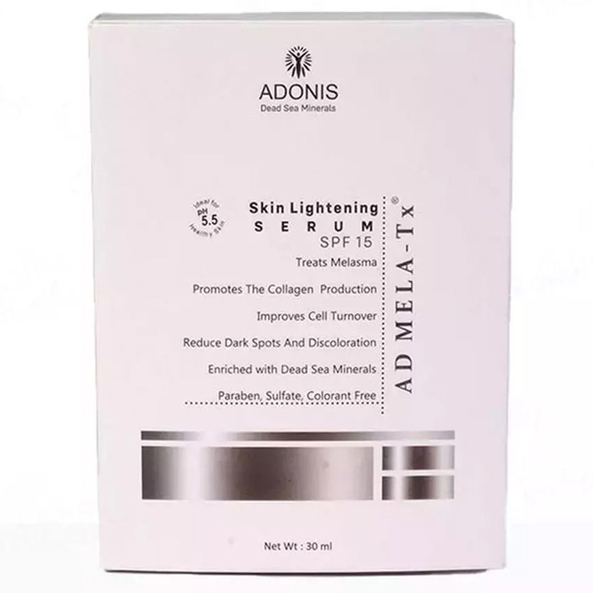 AD Mela-TX SPF 15 Skin Lightening Serum 30 ml, Pack of 1 AD Mela-TX SPF 15 Skin Lightening Serum 30 ml, Pack of 1
