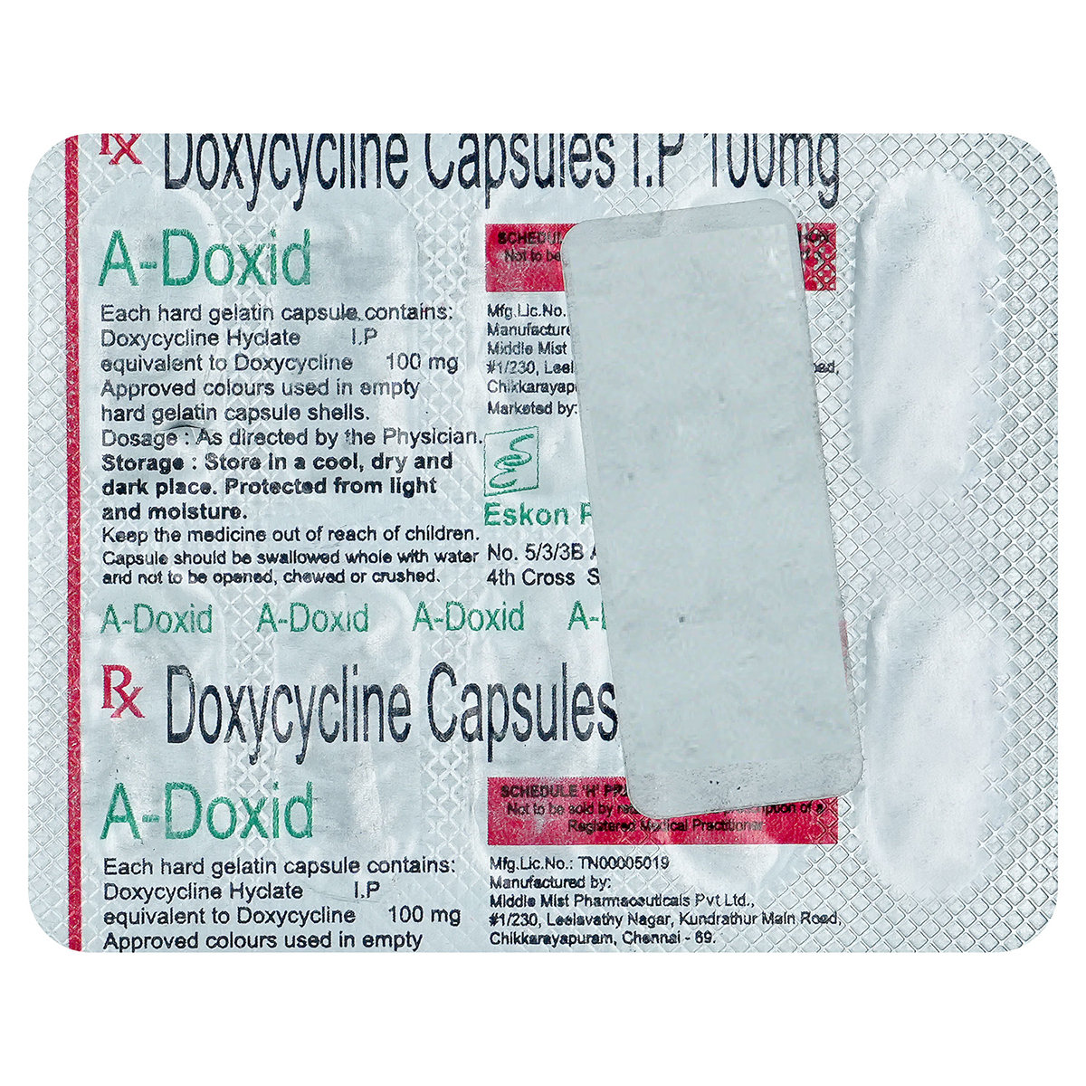 A-Doxid Tablet 10's, Pack of 10 TABLETS A-Doxid Tablet 10's, Pack of 10 TABLETS