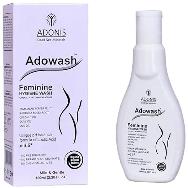 Adowash Ph 3.5 Feminine Hygiene Wash 100 ml (Adonis)