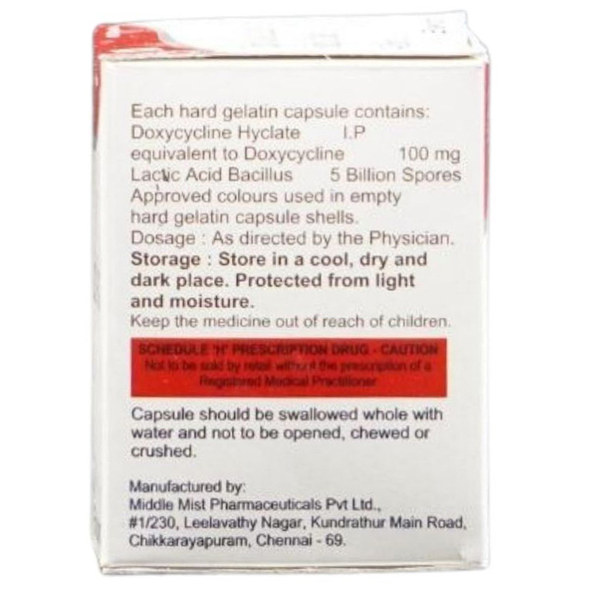 A-Doxid L Capsule 10's, Pack of 10 CAPSULES A-Doxid L Capsule 10's, Pack of 10 CAPSULES