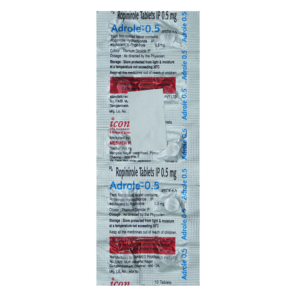 Adrole 0.5 Tablet | Uses, Side Effects, Price | Apollo Pharmacy