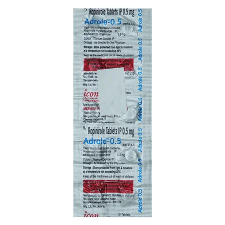 Adrole 0.5 Tablet 10's