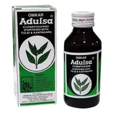 Omkar Adulsa Syrup, 400 ml, Pack of 1