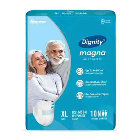 Dignity Adult Diapers XL, 10 Count