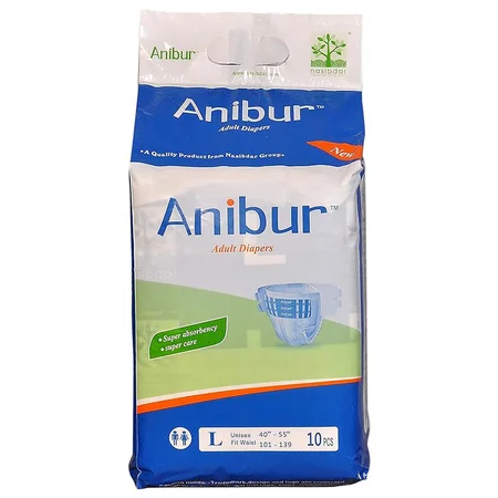Adult Diaper Large Anibur 10 Count