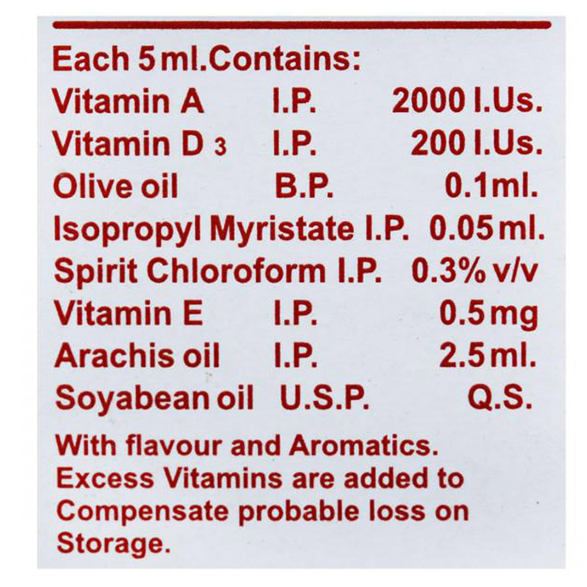 Sunny's AD Vitamin Baby Oil, 100 ml, Pack of 1 Sunny's AD Vitamin Baby Oil, 100 ml, Pack of 1