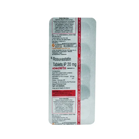 Advastat-20 Tablet 10's