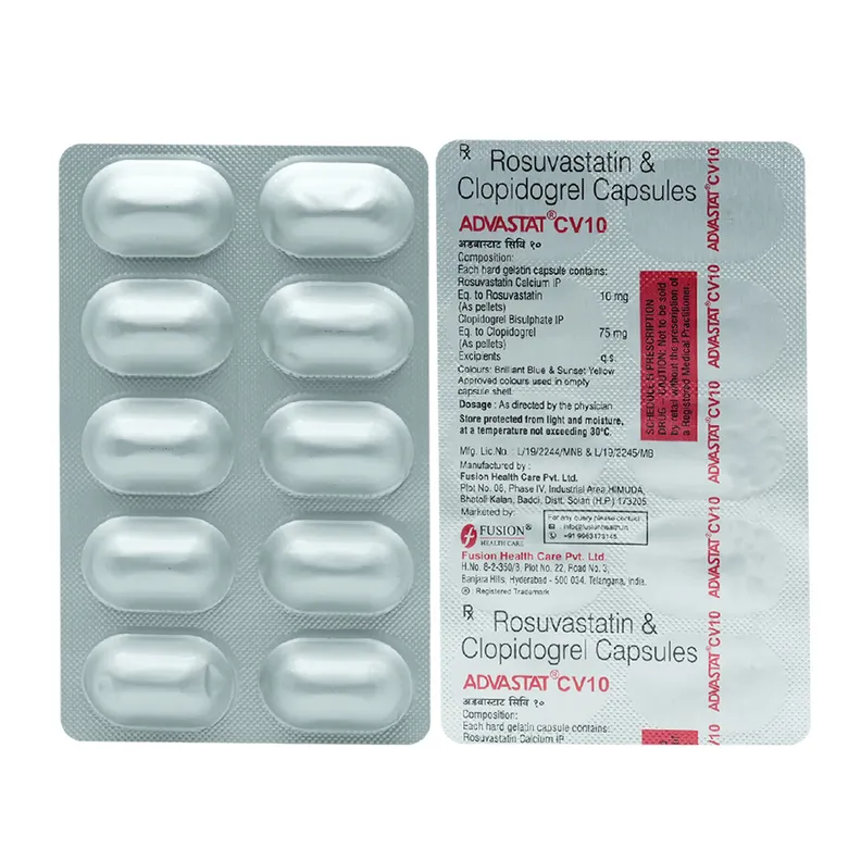 Buy Advastat Cv 10/75mg Capsule online | Uses, Side Effects, Price and ...