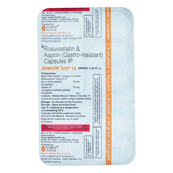 Advastat ASP 10 Capsule 10's
