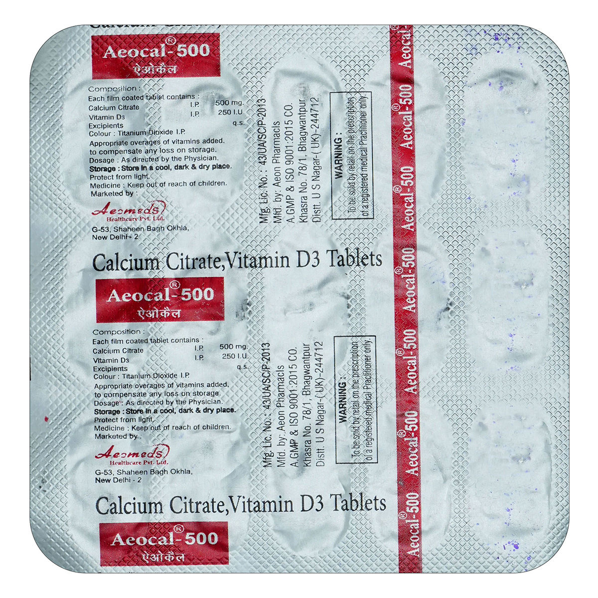 Buy Aeocal Tablet 15's Online