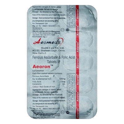 Aeoron Tablet 10's, Pack of 10 TABLETS