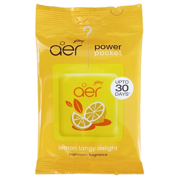 Godrej Aer Power Pocket Lemon Tangy Delight, 10 gm, Pack of 1