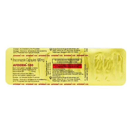 Afderm-100 Capsule 7's