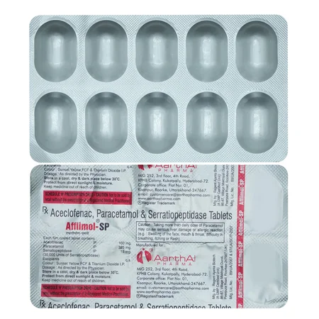 Afflimol-SP 100/325/15 Tablet 10's