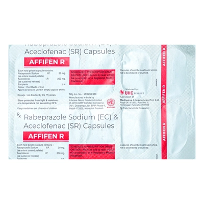 Affifen R Capsule 10's, Pack of 10 CAPSULES