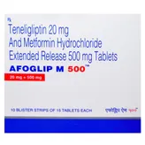Afoglip M 500 Tablet 15's, Pack of 15 TABLETS