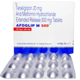 Afoglip M 500 Tablet 15's, Pack of 15 TABLETS