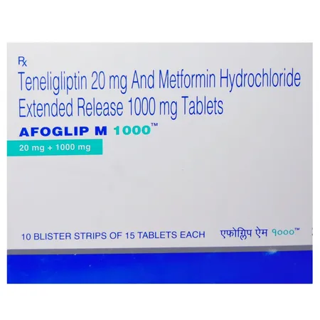 Afoglip M 1000 Tablet 15's