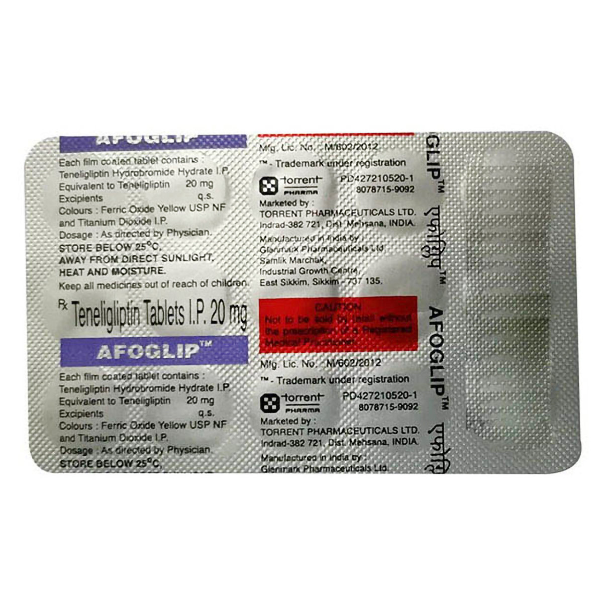 Afoglip 20 Tablet 15's, Pack of 15 TabletS Afoglip 20 Tablet 15's, Pack of 15 TabletS
