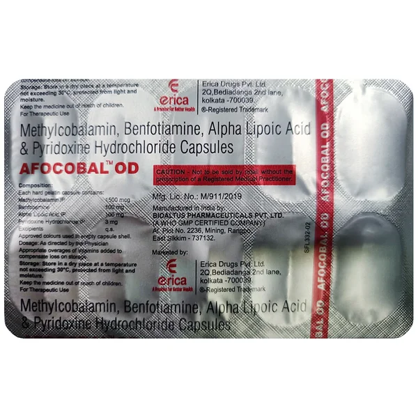 Afocobal OD Capsule 10's