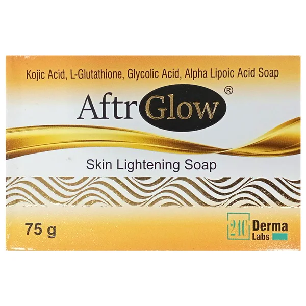 Aftr Glow Skin Lightening Soap, 75 gm, Pack of 1