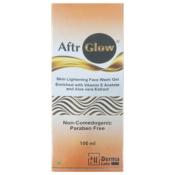 Aftr Glow Skin Lightening Face Wash Gel, 100 ml, Pack of 1