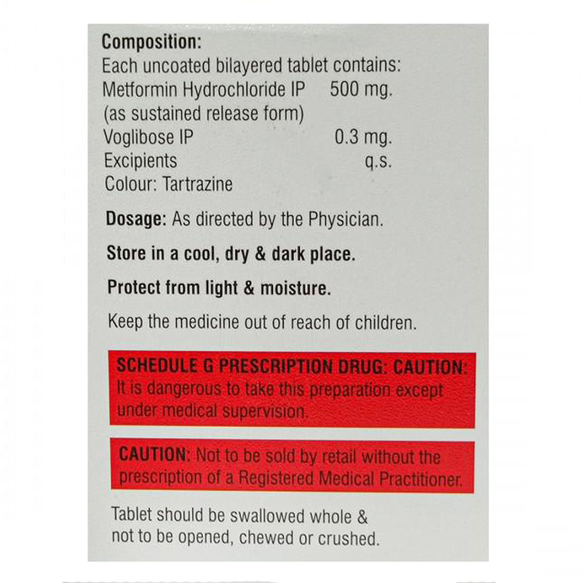 Agivog M 0.3 Tablet 15's Price, Uses, Side Effects, Composition ...