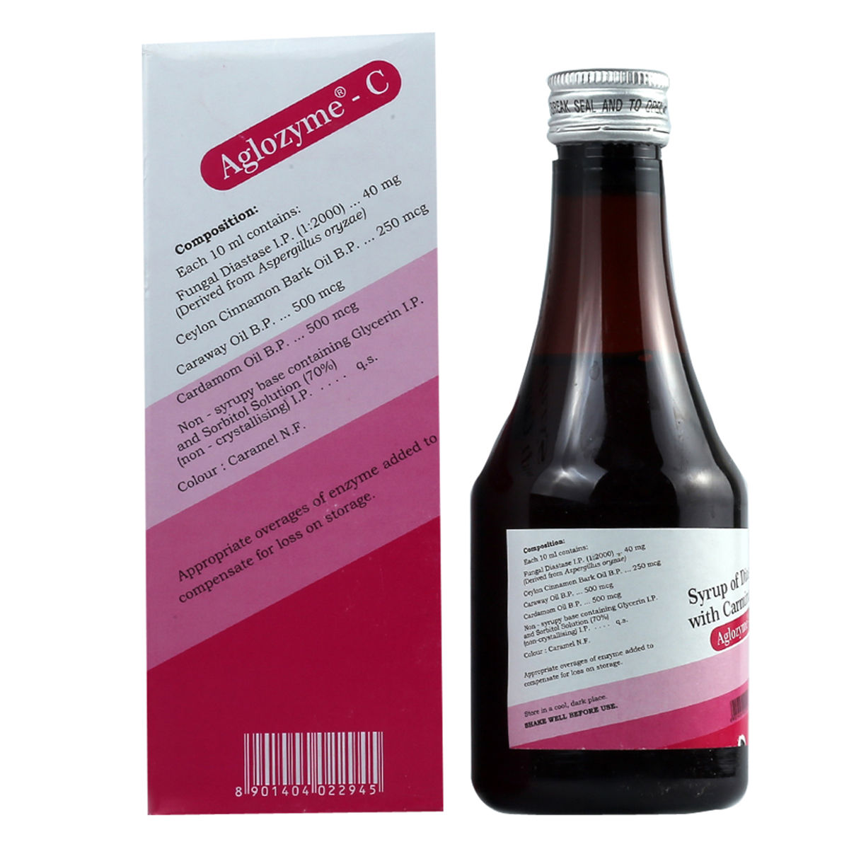 Aglozyme C Syrup 200 ml Price, Uses, Side Effects, Composition Apollo
