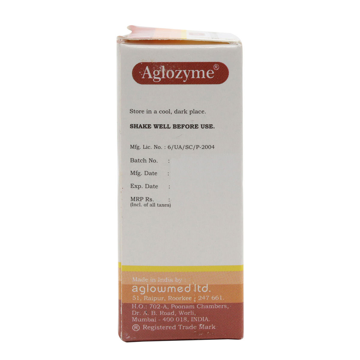 Aglozyme Drops 15 ml Price, Uses, Side Effects, Composition Apollo