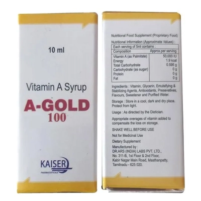 A-Gold 100 Syrup 10 ml, Pack of 1 SYRUP