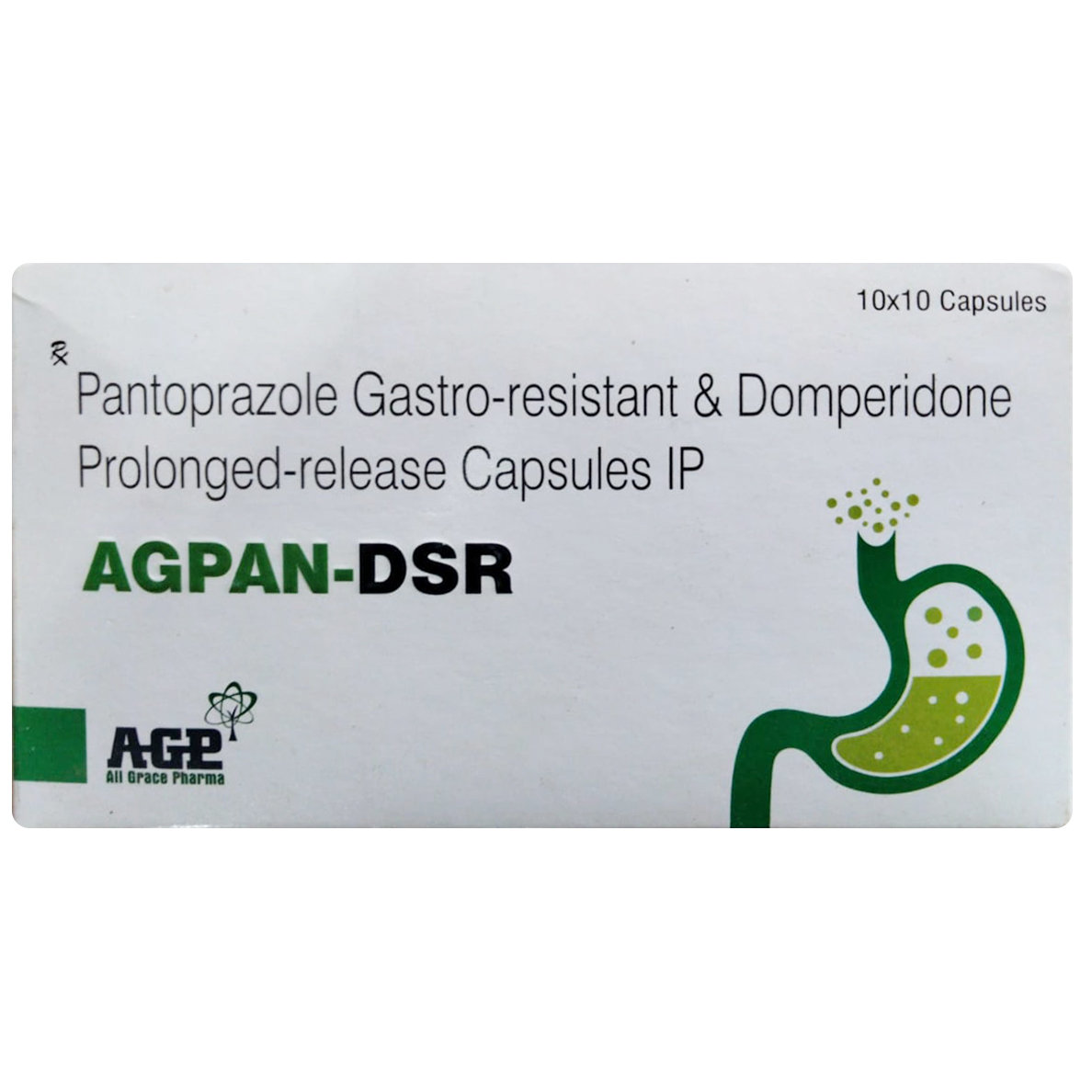 Agpan-DSR Capsule 10's, Pack of 10 Agpan-DSR Capsule 10's, Pack of 10