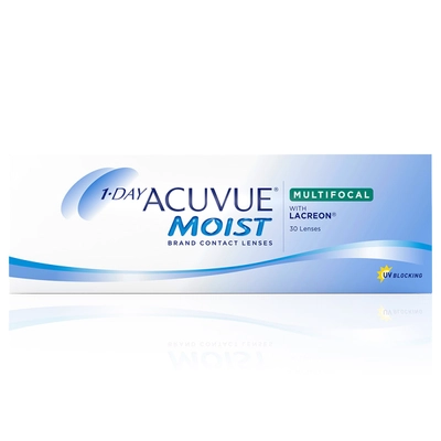 1-DAY Acuvue Moist Multifocal Contact Lenses BC 8.4 -5.75 Low RX, 30's, Pack of 1