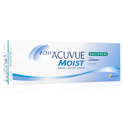 1-DAY Acuvue Moist Multifocal Contact Lenses BC 8.4 -5.75 Low RX, 30's, Pack of 1