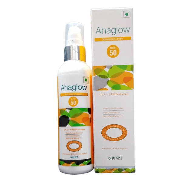 Ahaglow SPF 50 Sunscreen Lotion 100 ml