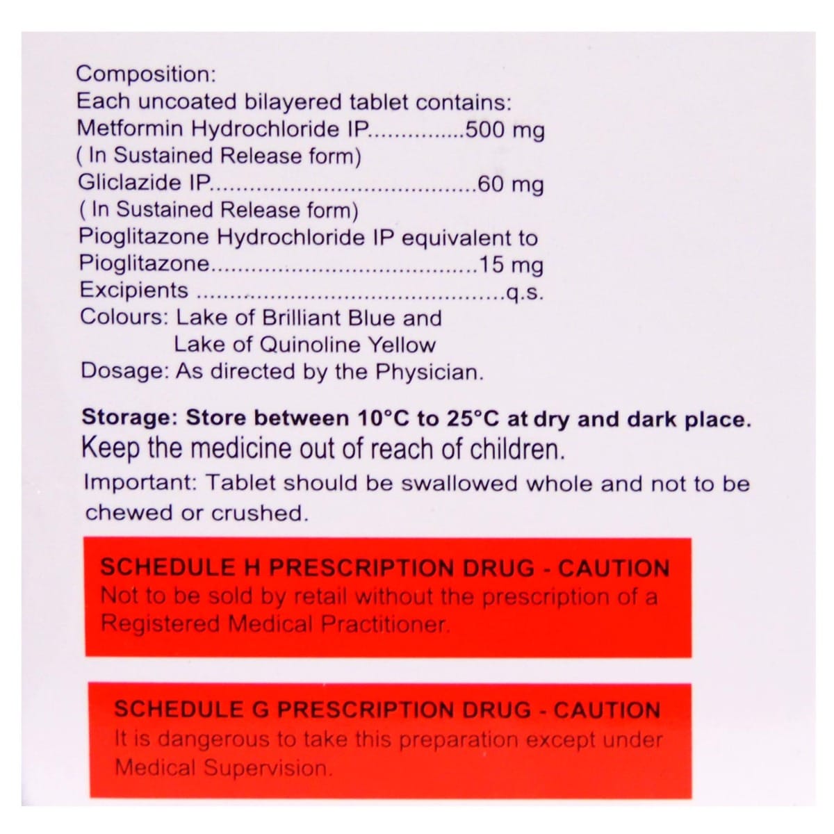 Aim7-60 XR Tablet 15's, Pack of 15 TABLETS Aim7-60 XR Tablet 15's, Pack of 15 TABLETS