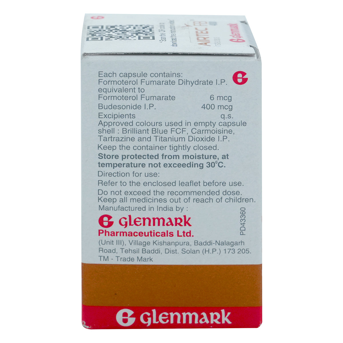 Airtec FB 400 Instacap 30's, Pack of 1 CAPSULE Airtec FB 400 Instacap 30's, Pack of 1 CAPSULE