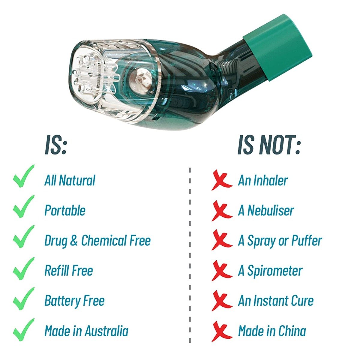 AirPhysio Mucus Clearance & Lung Expansion Device, 1 Count, Pack of 1 AirPhysio Mucus Clearance & Lung Expansion Device, 1 Count, Pack of 1